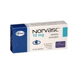 Norvas 10 mg 30 Tablets Pfizer